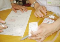 輸血照合中