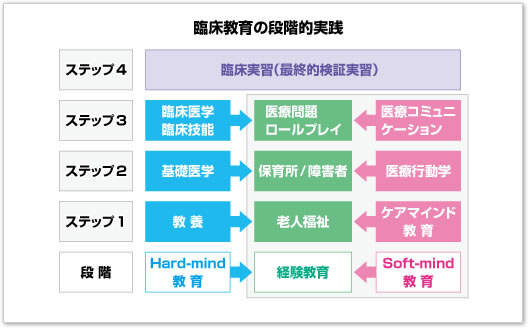 臨床教育の段階的実践