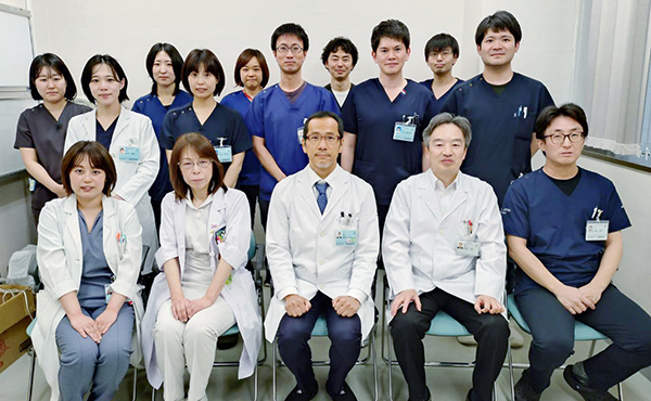 写真：NICUスタッフの面々