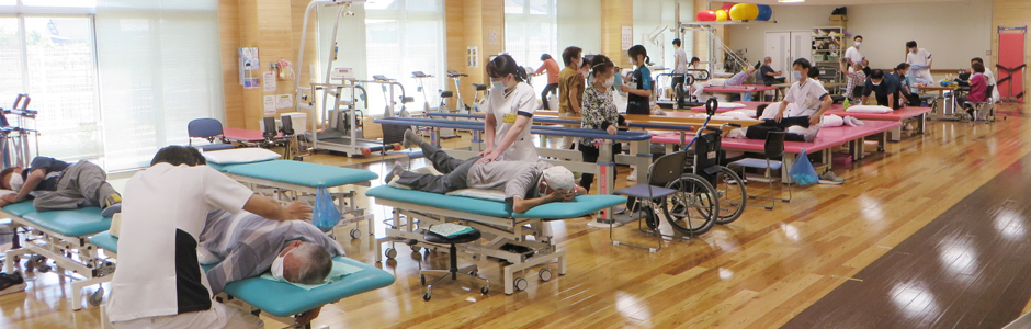 写真：和歌山県立医科大学附属病院紀北分院ハビリテーション施術